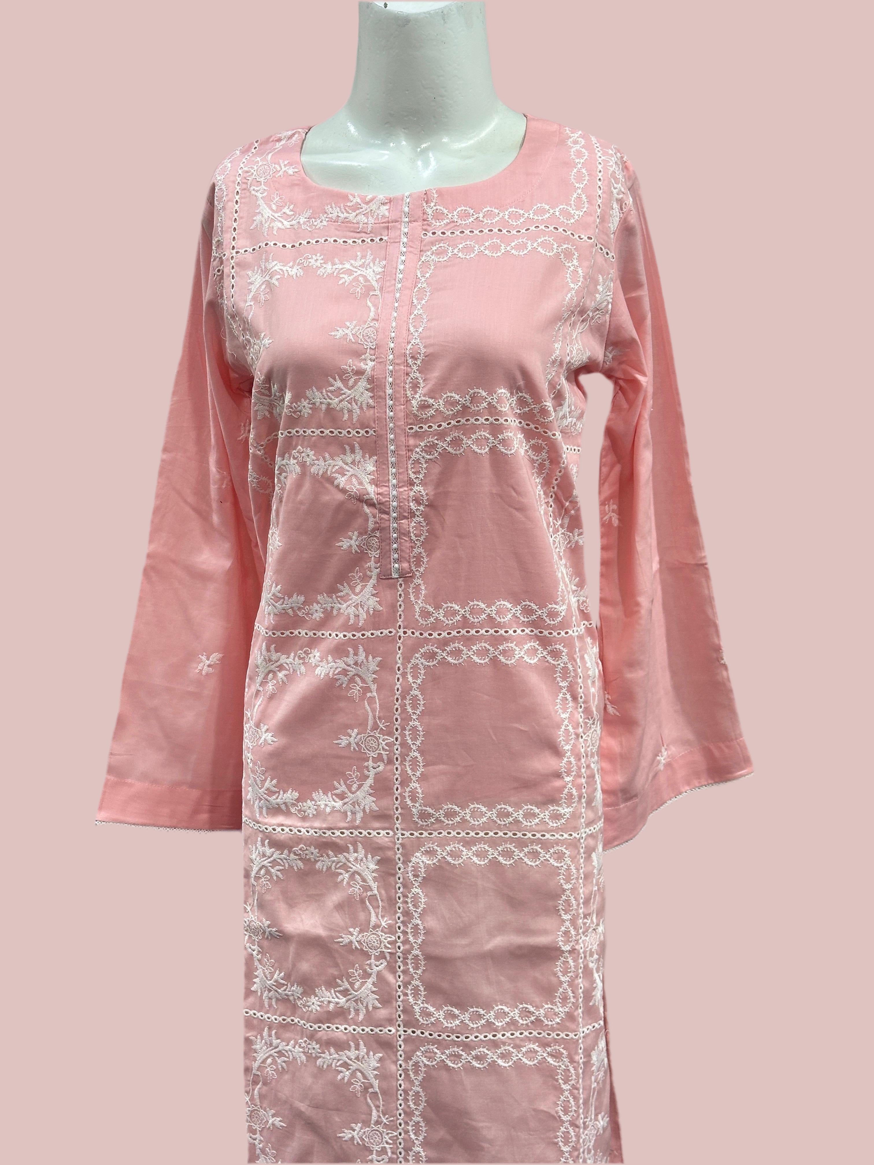 Pearl Embroidered Cotton 2Pc Ready to Wear