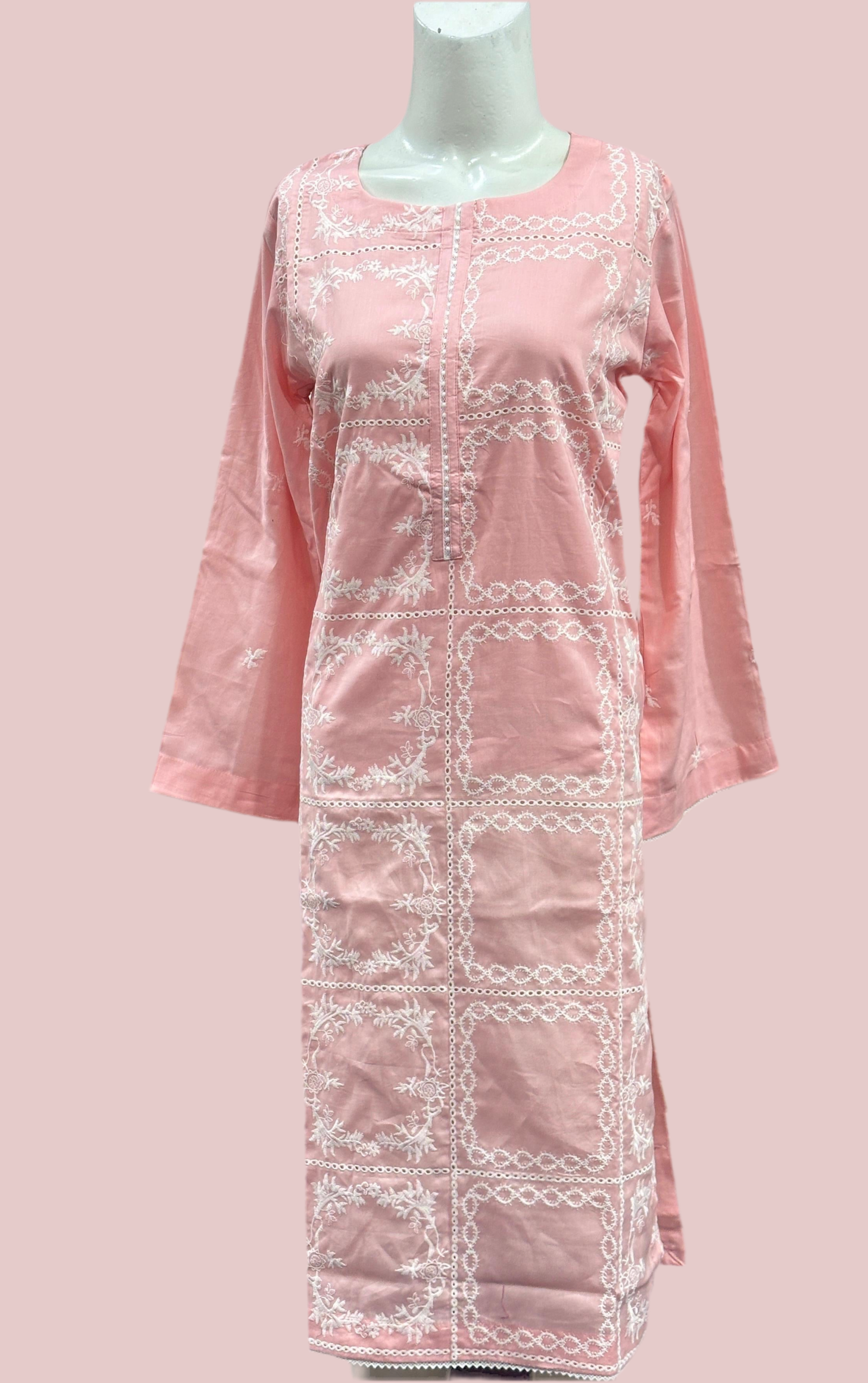Pearl Embroidered Cotton 2Pc Ready to Wear
