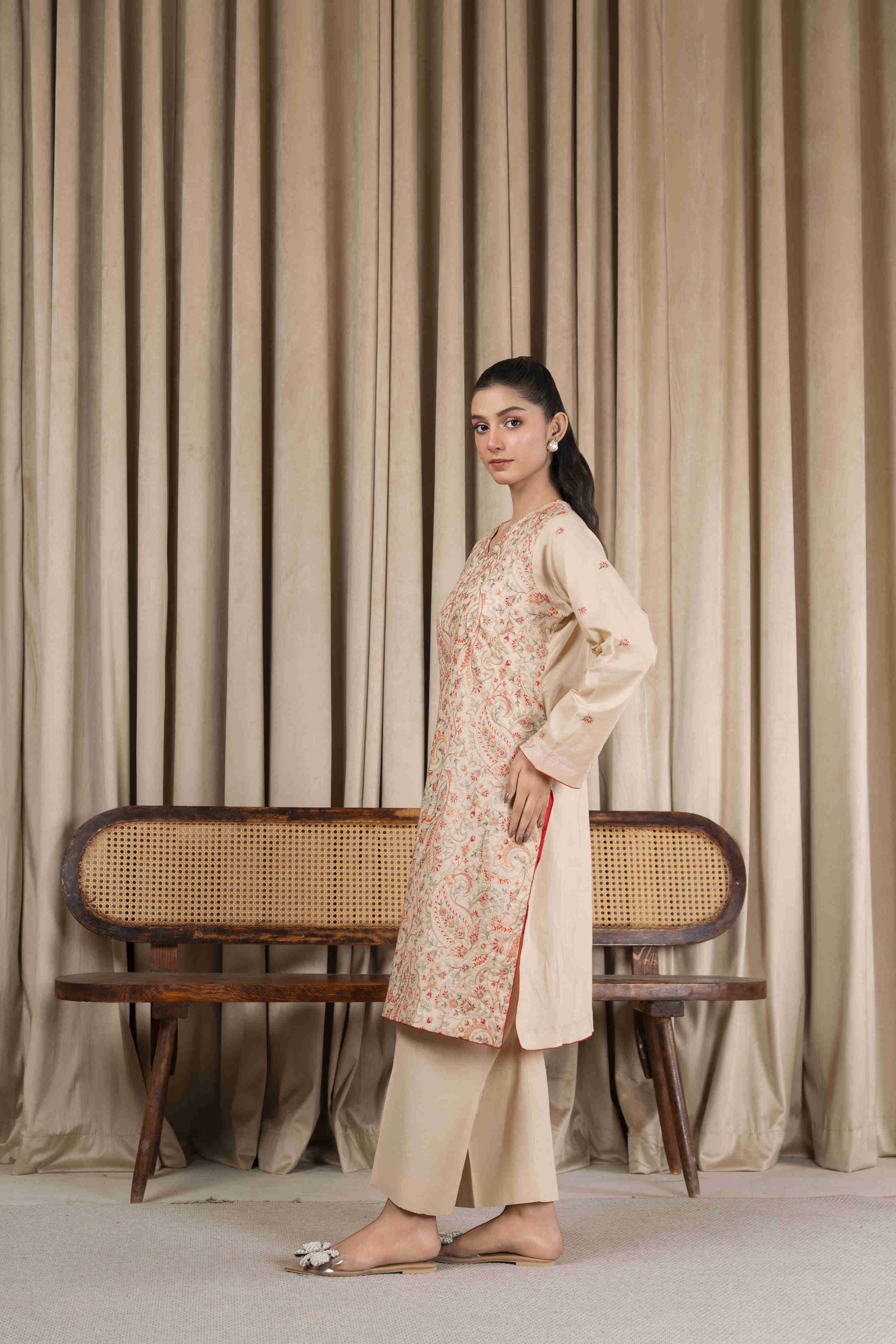 Skin Embroidered Lawn
