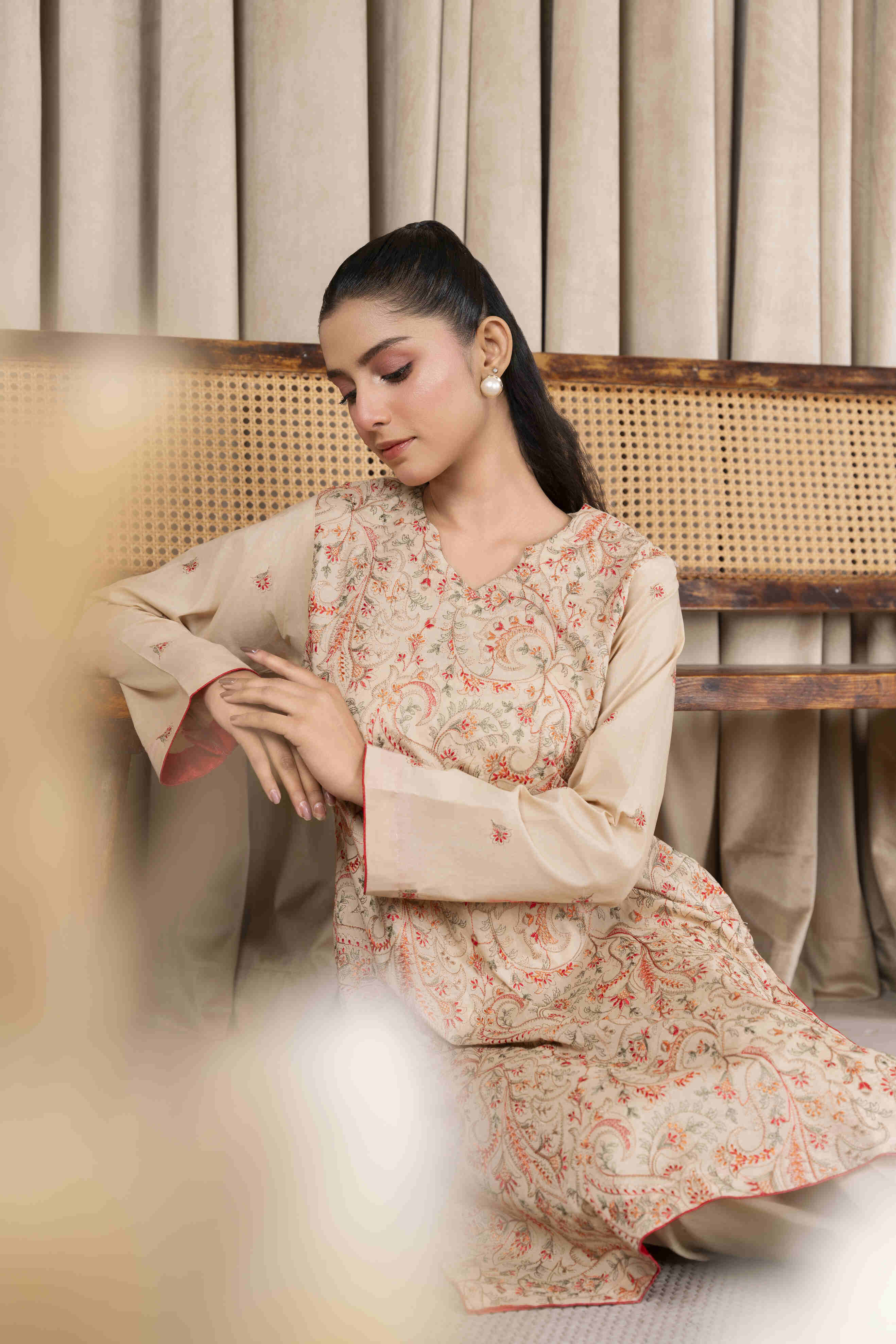 Skin Embroidered Lawn